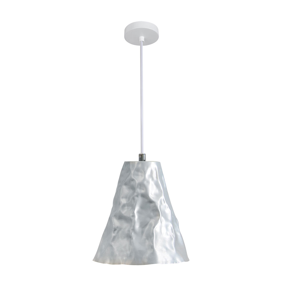 Подвесной светильник 20*19 см, 1*E27, 60W, Divinare Piramide 5097/26 SP-1, Серебро