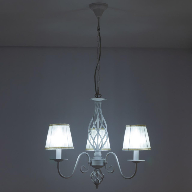 Люстра Citilux CL427130, диаметр 65 см, белый
