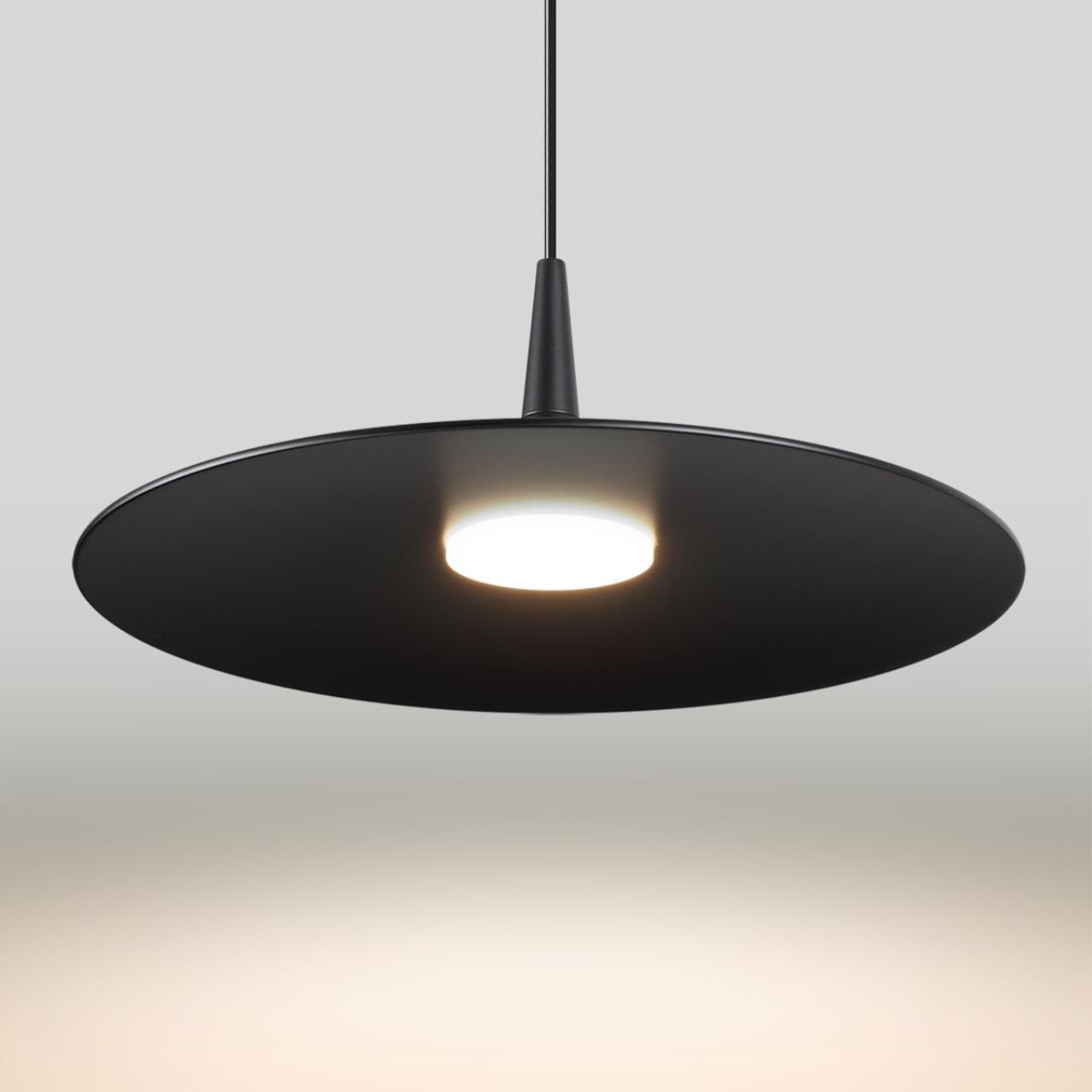 Уличный светильник  25*80 см, 1*LED*12W Odeon Light SOMBRA 7039/12L черный