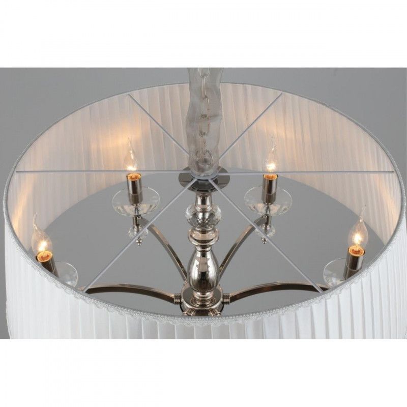 Подвесная люстра 70*70-140 см, 6*E14, 40W, Aployt Lyusi APL.711.06.06, хром