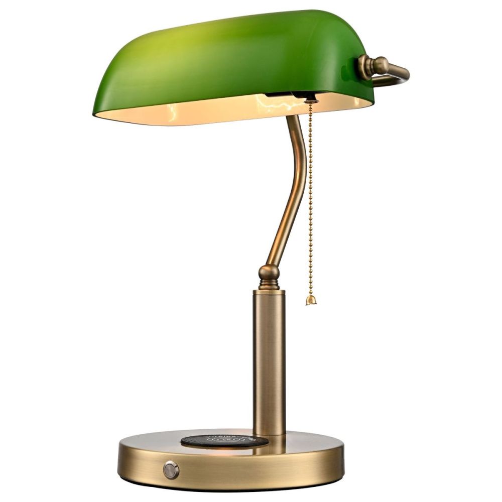 Настольная лампа 38 см, Velante 323-504-01, бронза