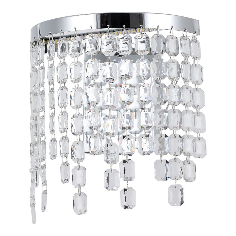 Бра настенное *20*13-13 см, 1*LED*10W, 4000K, Lussole  LSP-7491, хром