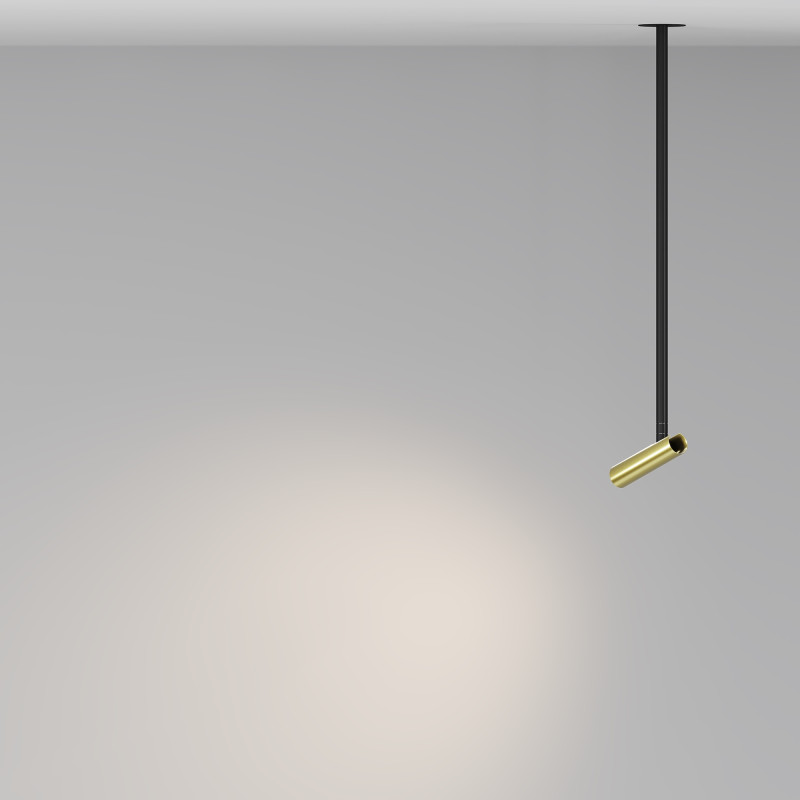 Спот 3*3*65,1 см, LED, 6W, 3000К, Maytoni Technical Focus T P141RS-L125-6W3K-BBS латунный