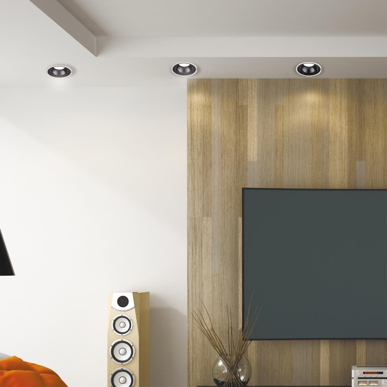 Светильник светодиодный 11 см, 20W, 4000K, NovoTech SPOT KNOF 358695, белый-черный