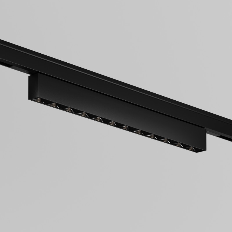 Трековый магнитный светильник 24 см, 10W, 4000K, Maytoni Points TR193-1-10W4K-M-B, черный