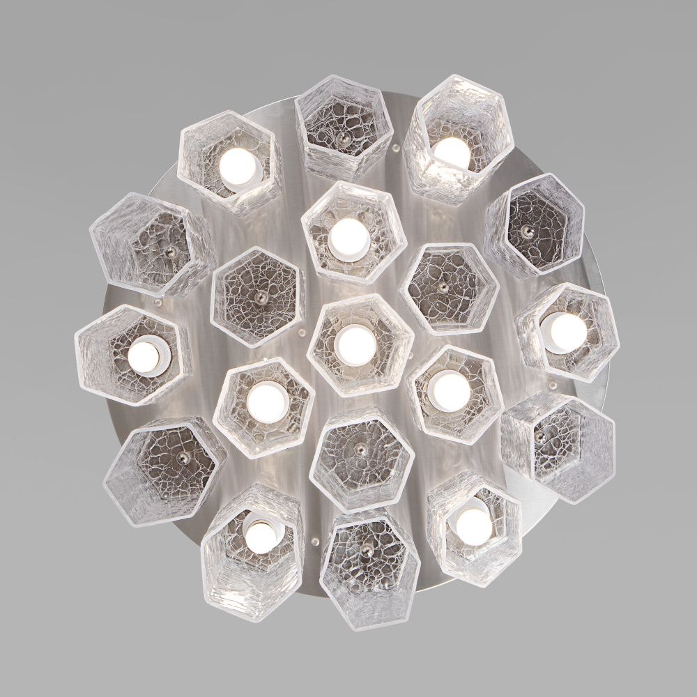 Потолочный cветильник 70*70*37- см, 10*E27*60W, Bogate's Iceberg, 381/10 Smart, 4690389213328
