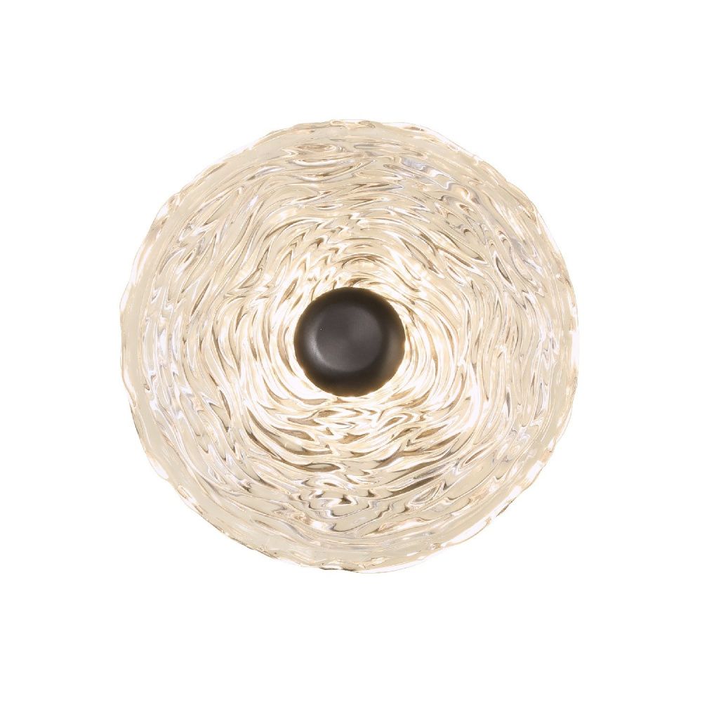 Бра 20*10*20 см, 1*LED*3W, 3000K Gerhort G61441/1wBK+CL, Черный