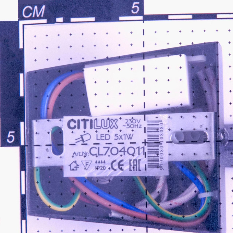 Настенный светильник Citilux Декарт CL704011N, 5W LED, 4000K, черный