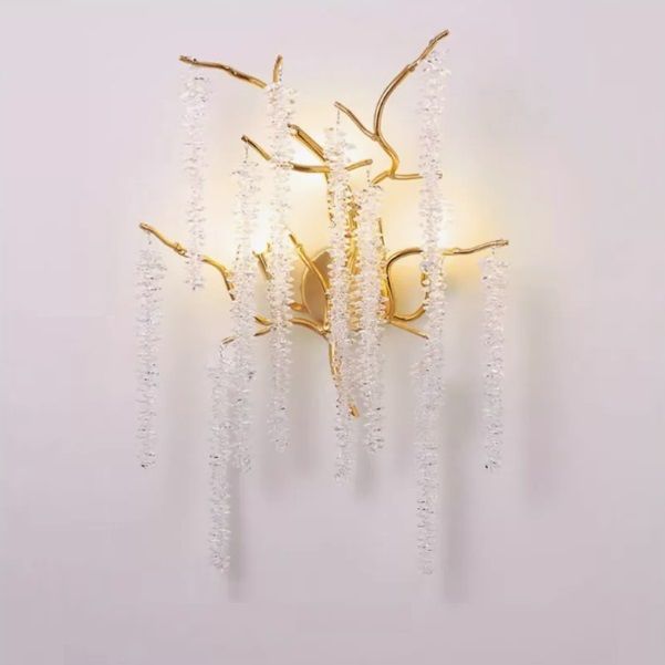 Светильник настенный DZN-5578 ЗОЛОТО 500/300/120/3/G9/40W FLOWING 24-12