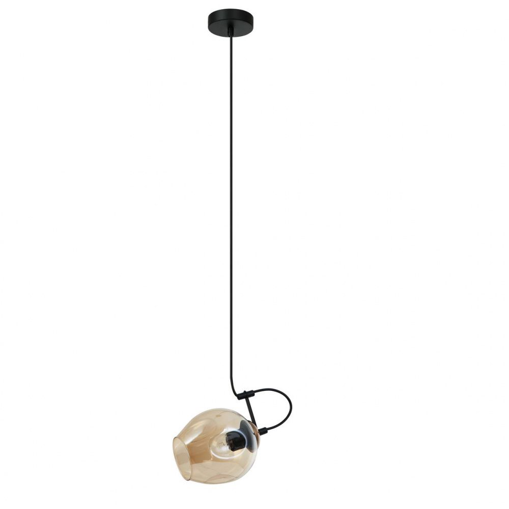 Подвесной светильник, 18 см, черный-янтарь, F-Promo Avena 2569-1P