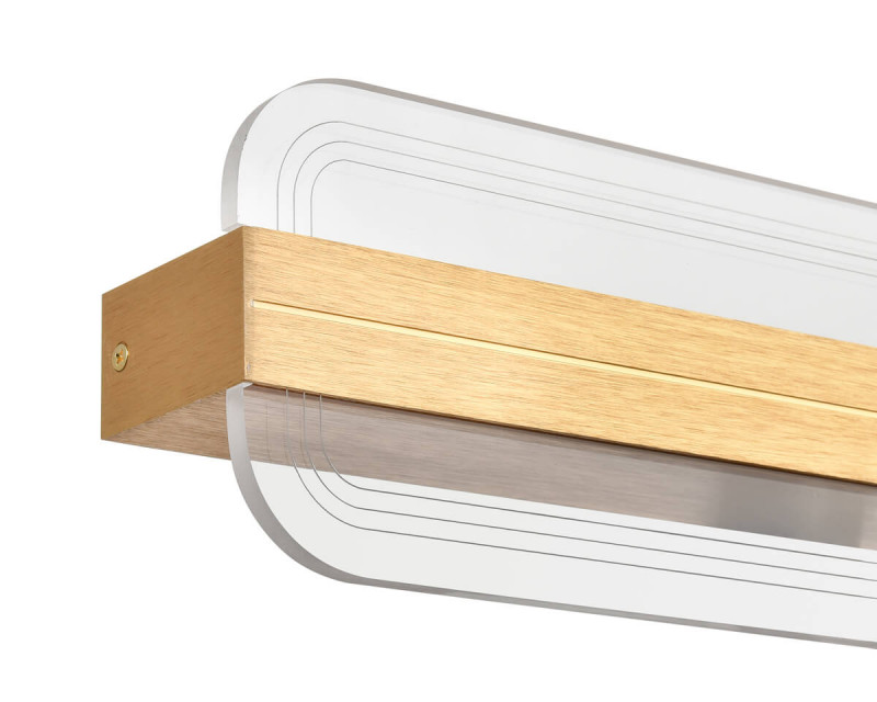 Бра 13*52*7 см, 1*LED золото Vele Luce Futuro VL7224W01