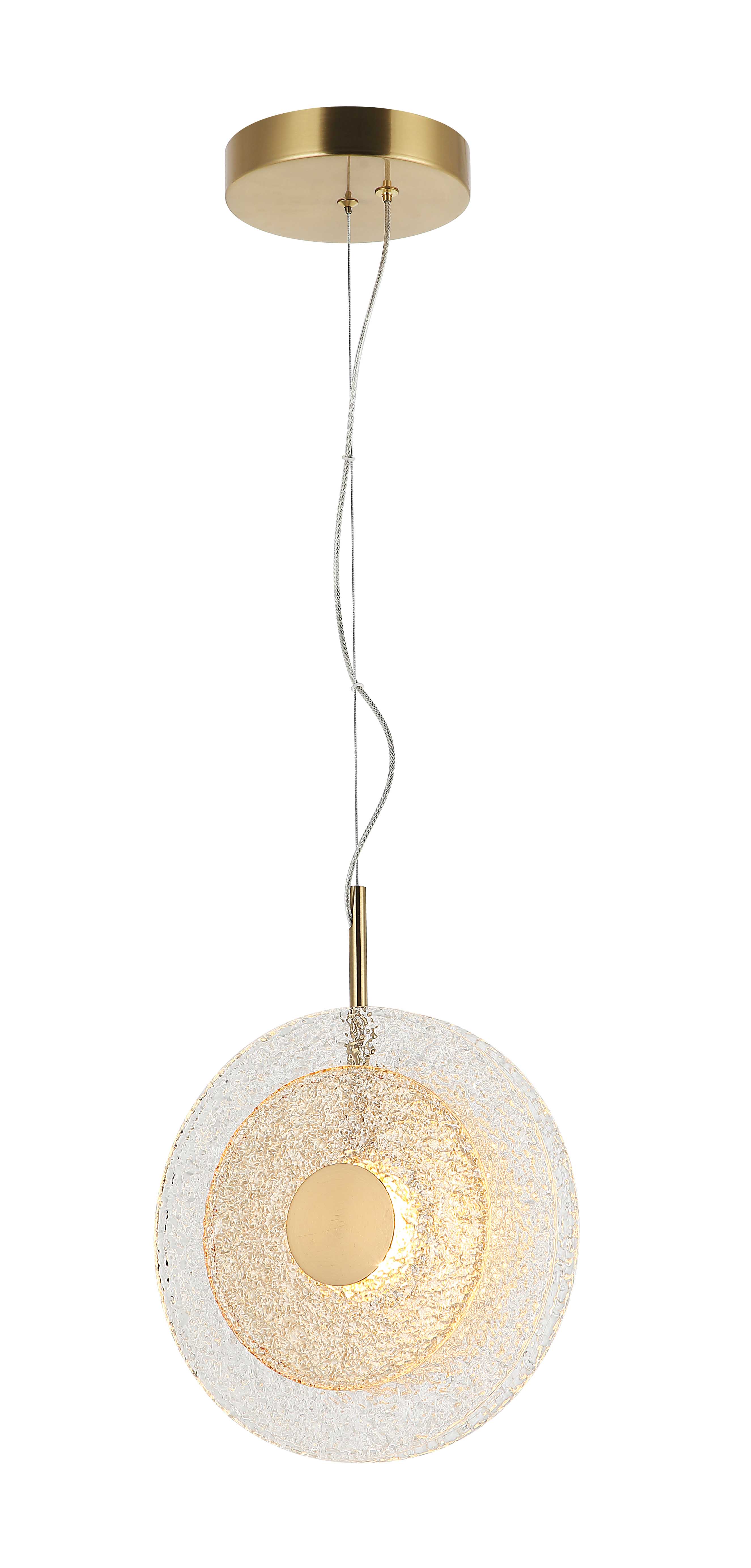 Люстра  280-200*335-1500, LED, 19W 4000K NewRgy LOFT 7010MD-280CL+CE BRASS METAL, BRASS METAL