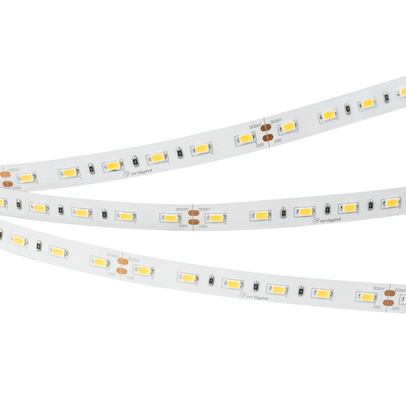 Лента ULTRA-5000 24V Warm2700 2xH (5630, 300 LED, LUX) (Arlight, 27 Вт/м, IP20) 017456. Цена указана за 5 метров. Продается кратно 5 метрам.