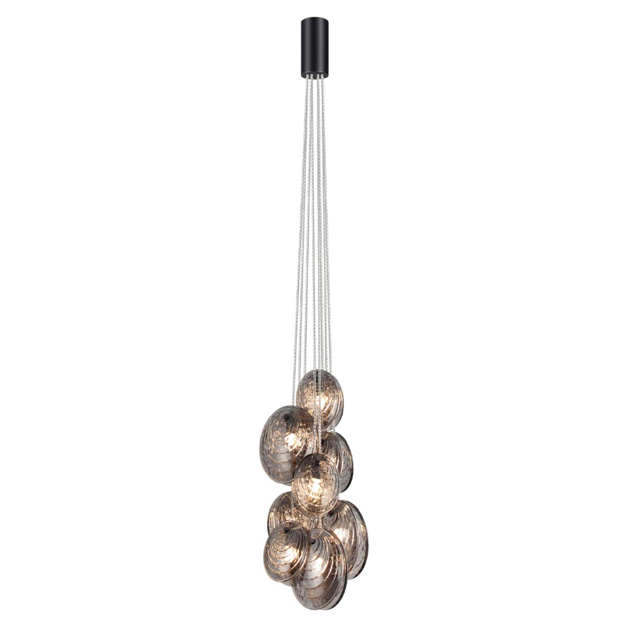 Люстра 30*30*155 см, 8 G9*40W, Odeon Light Mussels, черный 5038/8