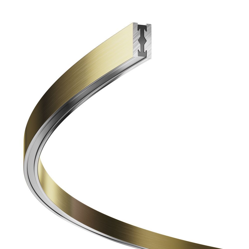 Шинопровод круглый из полукругов 1800мм Flarity латунь Maytoni Busbar trunkings Flarity TRX154-2SR-D1800-BS, Латунь