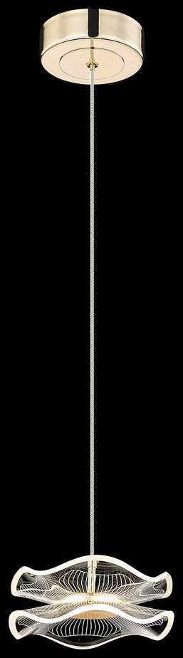 Светильник подвесной Wertmark Helena WE453.02.306, 19*19 см, золото