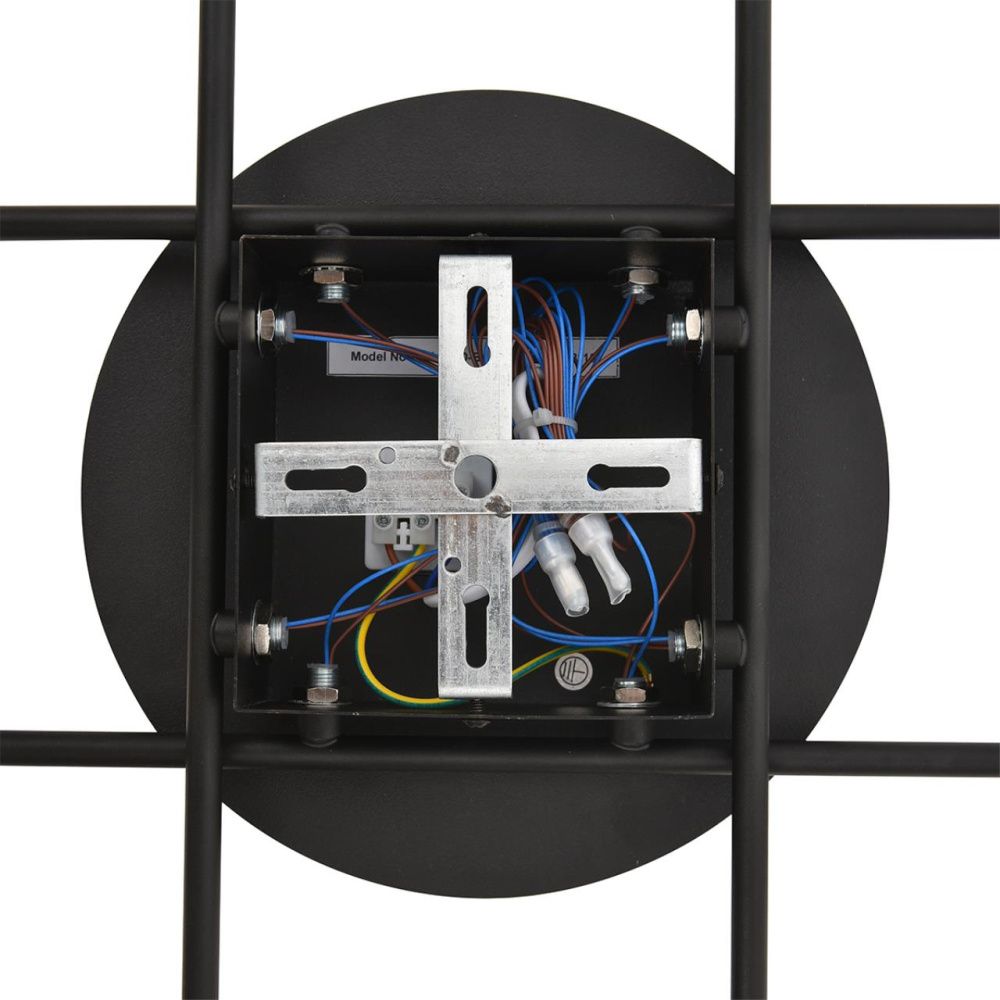 Светильник подвесной 120*87*12-12 см, 10*GX53 LED*7W, Lumion Benua LUM8304/10C, черный; золотой