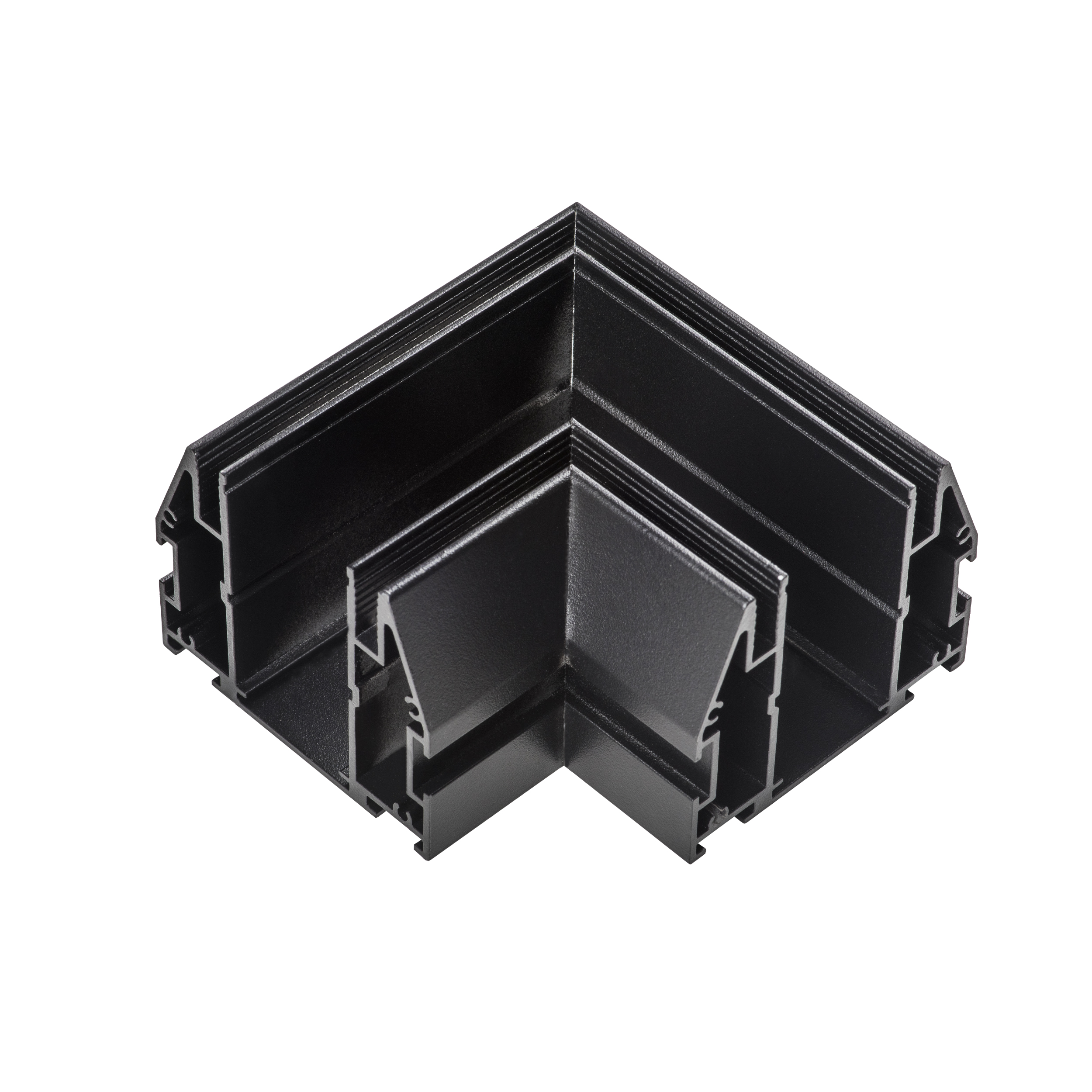 Соединитель PRO L-образный для 50519X 9*9*5 см, Lightstar Teta 505207 матовый черный