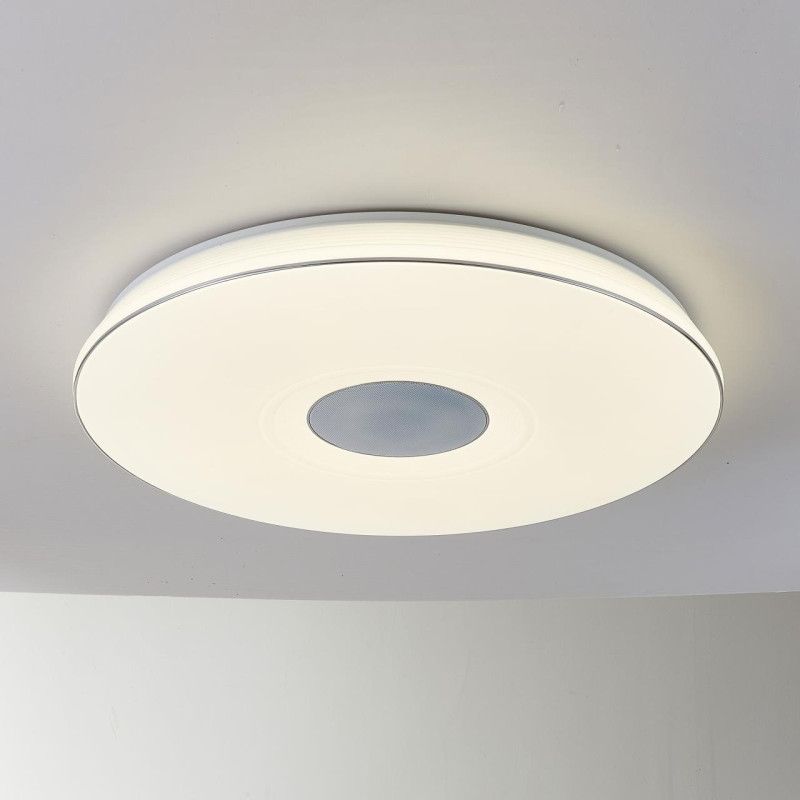 Музыкальный светильник 60*8 см, LED*100 W, 3000-5500 К, Белый Citilux Хром+Белый CL703M101