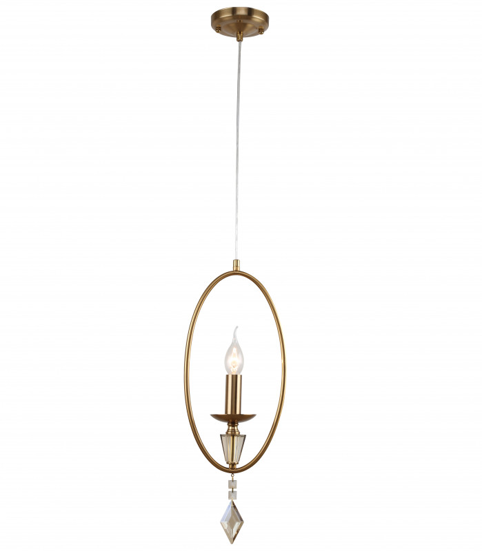 Светильник подвесной 18*8*55/150 см, 1*E14 40W Бронза Stilfort Grace 1053/05/01P