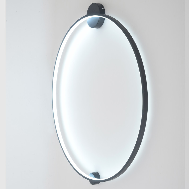 Настенный светильник 91 см, 35W, 3000-6000K, Crystal Lux REAL AP35W LED BLACK, черный