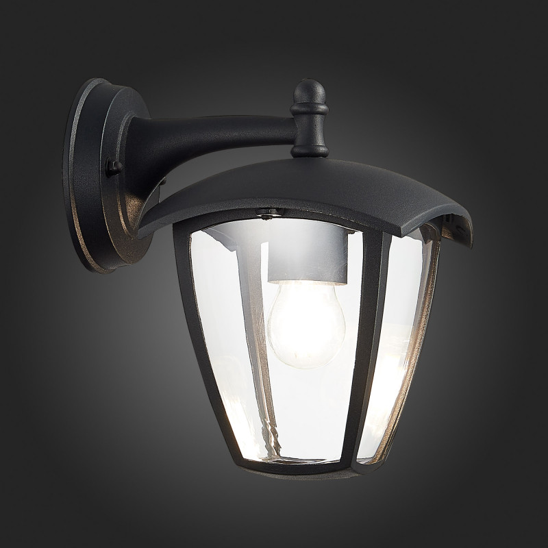 Светильник уличный настенный 18 см, ST LUCE SIVINO SL081.411.01 Черный