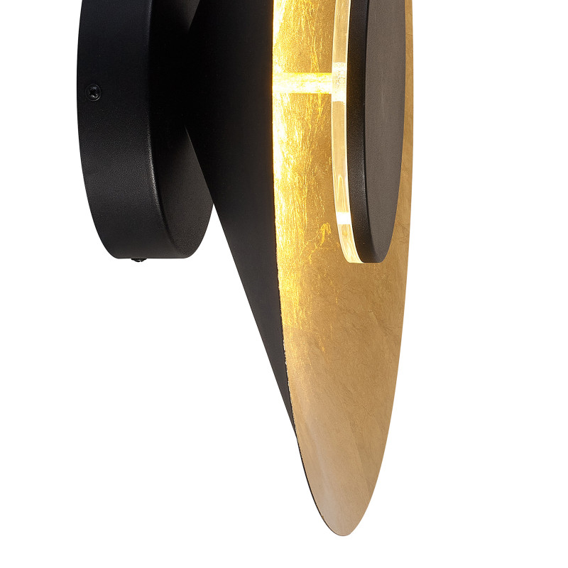 Бра 14,5*50*50 см, LED *  24W, 3000К Mantra Orion 8130, черный