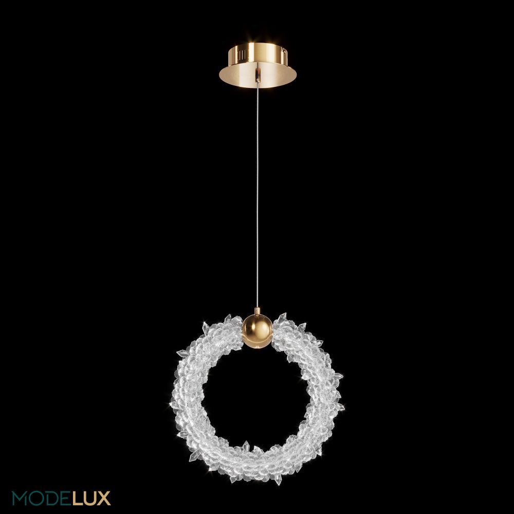 Подвесной светильник 25*25*150 см, LED 15W, 3000 / 6000K, Латунь MODESTYLE MS.1141.250