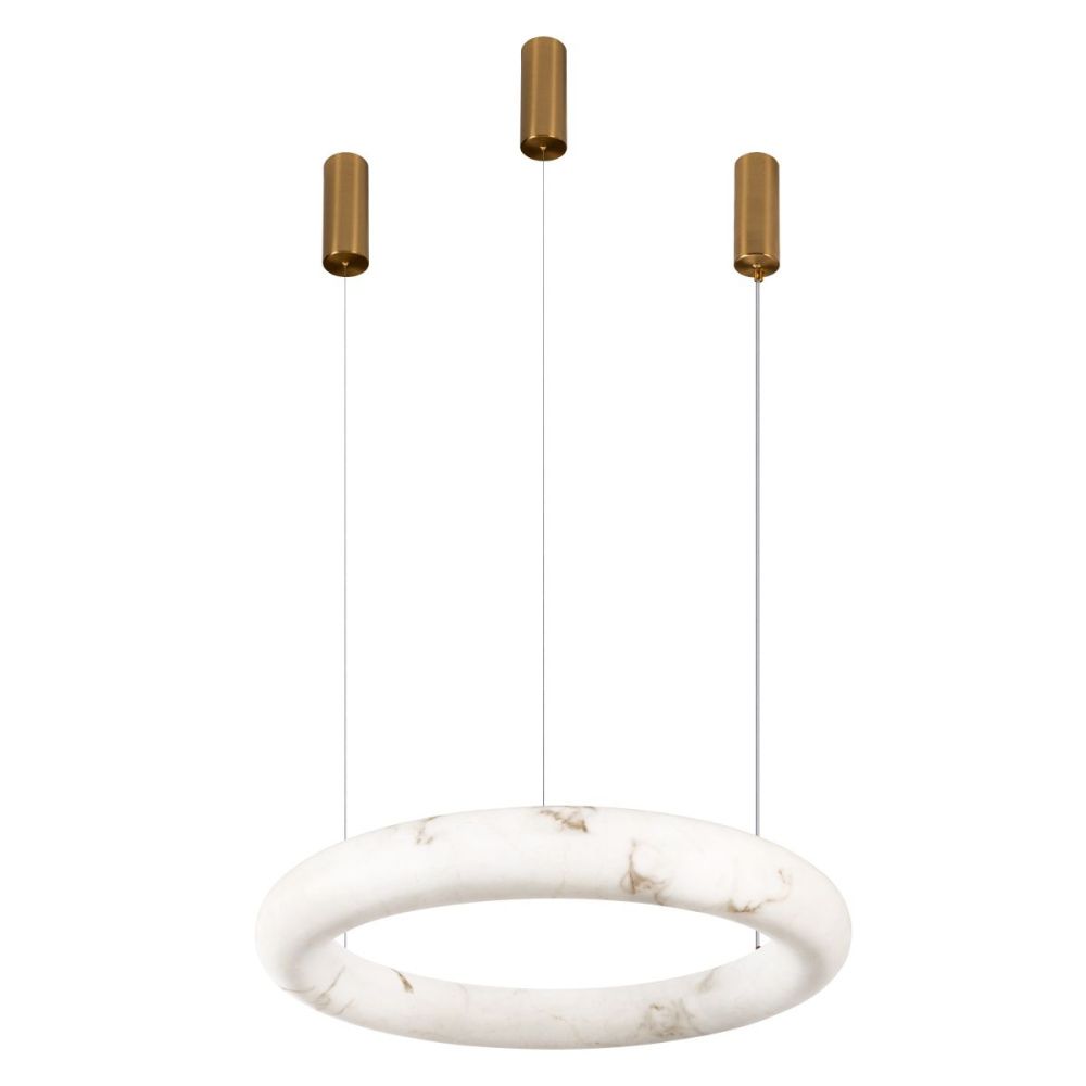 Подвесной светильник 80 см, 50W, 3000K, Loft IT Oslo acrylic 10547/800, латунь