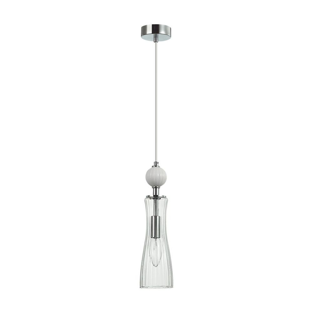 Подвес *8,5*225-225 см, 1*E14*40W, Lumion Emily LUM8268/1A, хром; белый