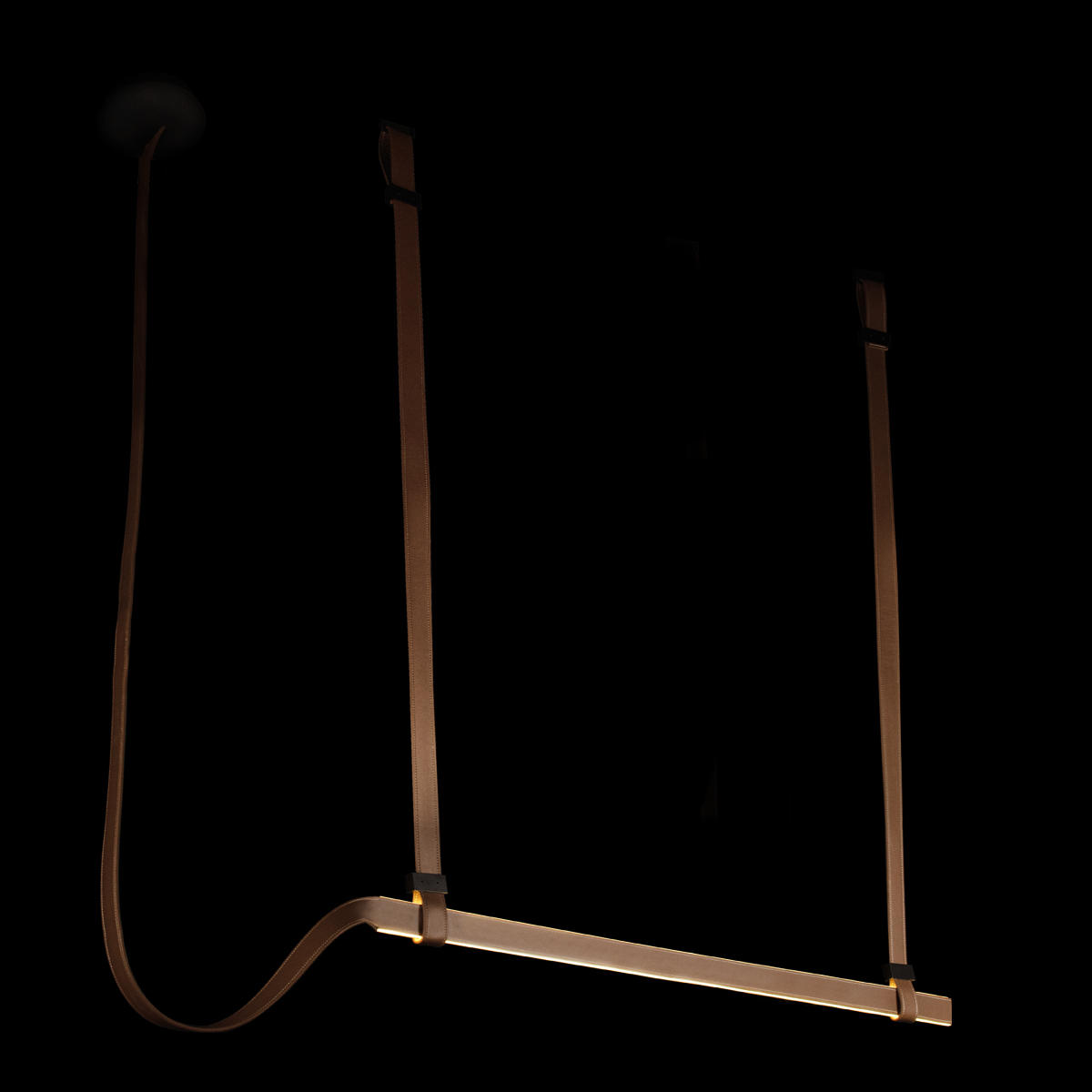 Подвесной светильник 150*5*120 см, 1*LED*60W LOFT IT Strong 10241/1500 коричневый