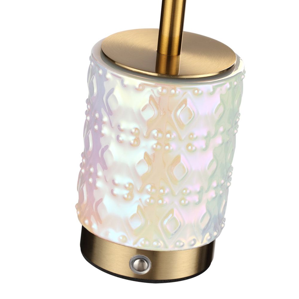 Настольная бронза 23 см, 6W, 3000K, Odeon Light 5454/6TL, бронза