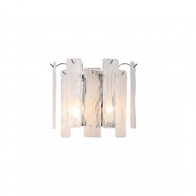 Светильник настенный 25*14*23 см, 2*E14 40W Хром Stilfort Glowice 2157/09/02W