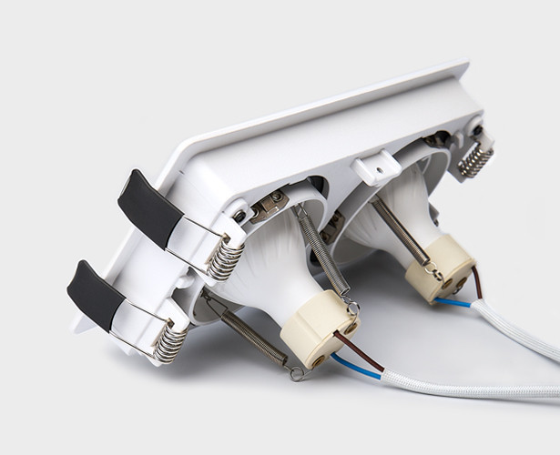Встраиваемый светильник Italline DE-312 white, белый
