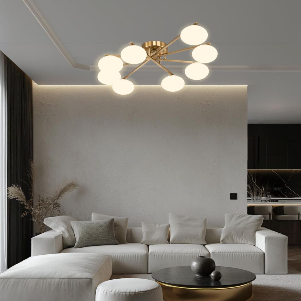 Светильник 110 см, 96W, 3000-5500K, Citilux ATMAN SMART CL226A183 LED RGB, бронза