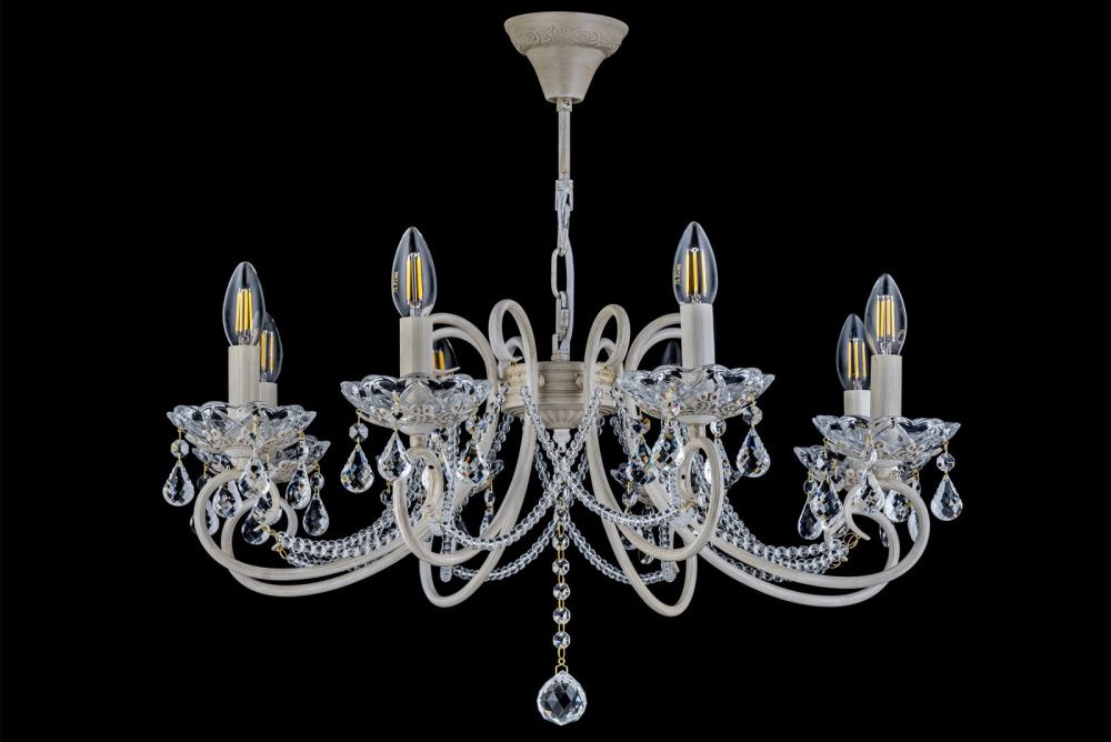 Люстра *72*35 см, 8*E14*40W, Arti Lampadari Patricia Patricia E 1.1.8.600 CG, Кремовый