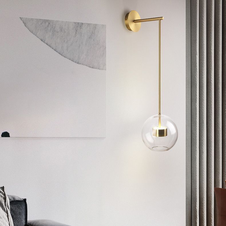Бра BUBBLE B WALL *20*66 см, 1*LED*7W, ImperiumLoft BUBBLE-B-WALL01, Золотистый