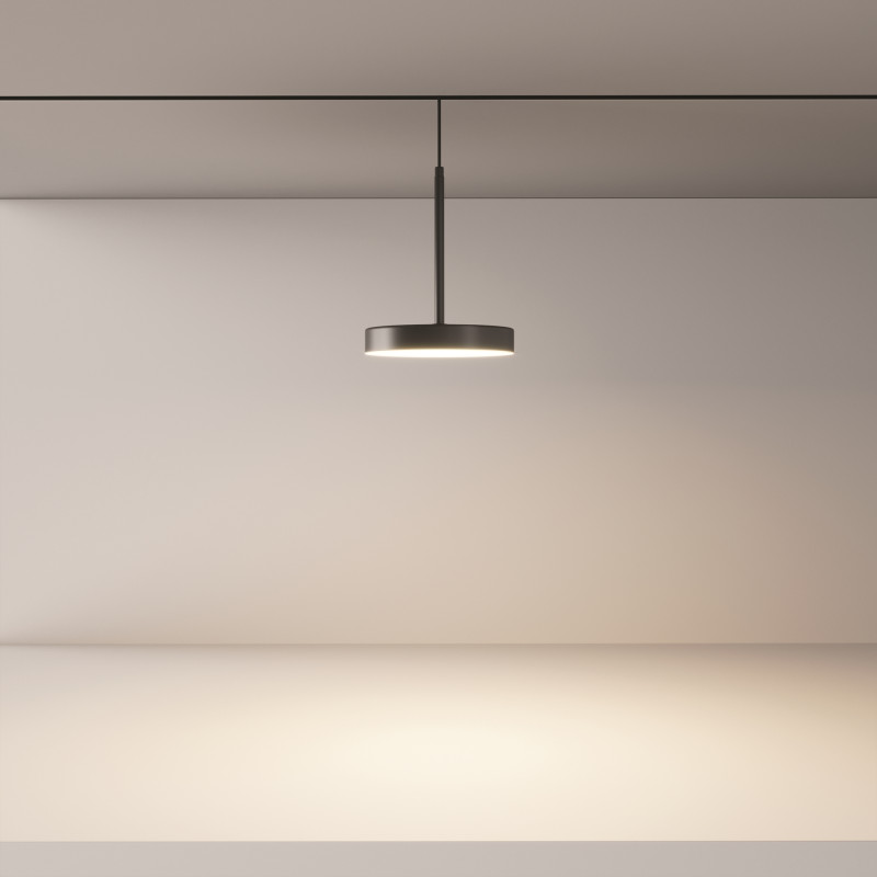 Светильник 18,5*18,5*110 см, LED, 15W, Maytoni Technical PLATO TR123-4-15W-DS-B черный, 3000-6000K, 120°, Dim Exility