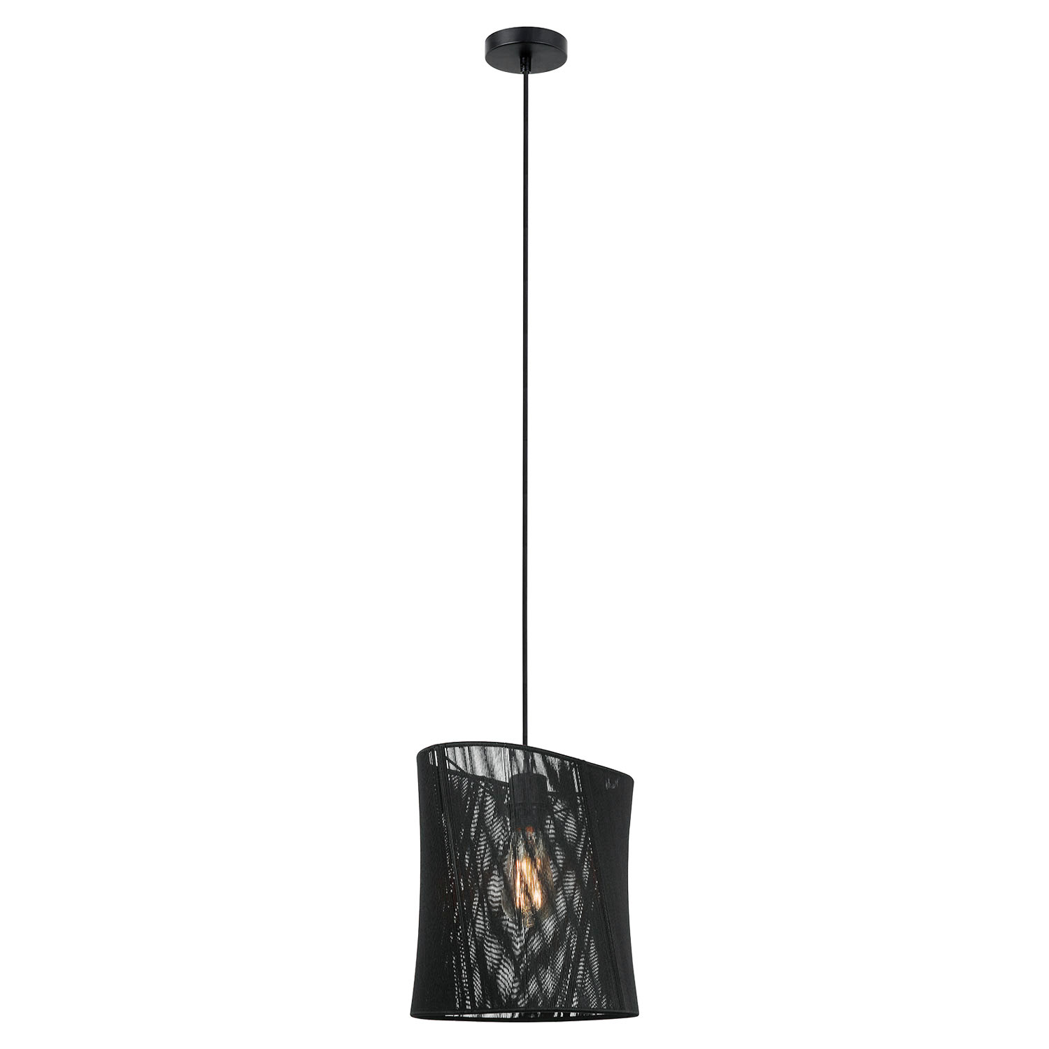 Подвесной светильник Lussole Marion GRLSP-8148, 30*45 см, черный
