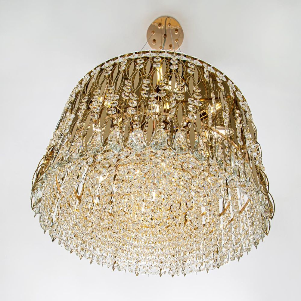 Подвесная люстра 50*50*125 см, Е14 9x40W, Золото MODELUX ML.315.9 GD