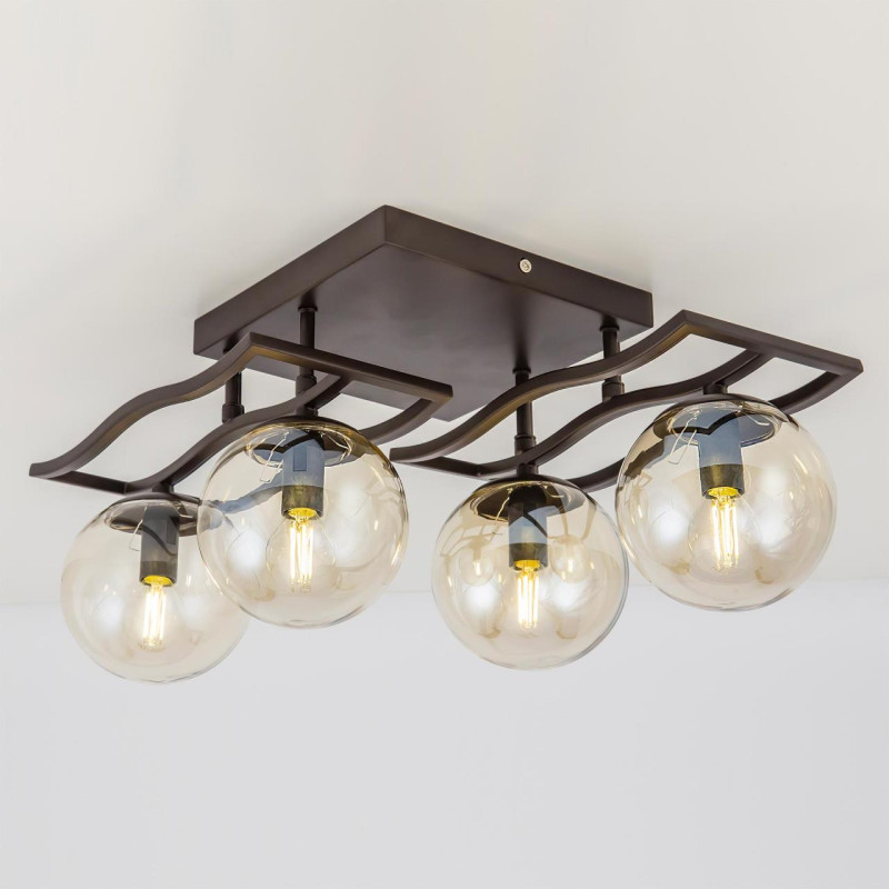 Светильник Citilux Бриз CL106245, коричневый