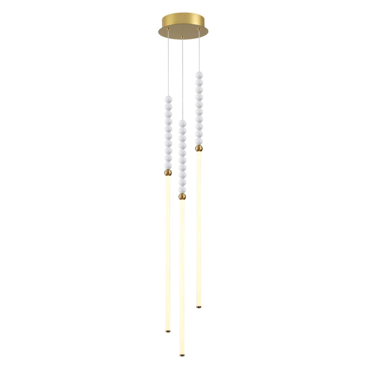 Подвесной светильник 20*180 см, 1 LED*33W, 3000 К, Odeon Light Monella, античная бронза 6639/33L