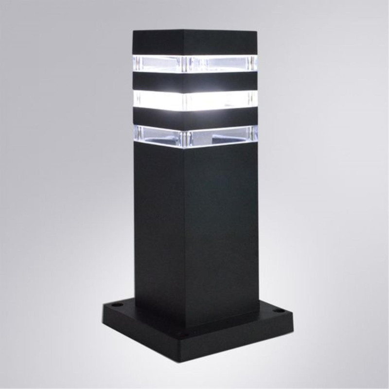 Ландшафтный светильник 9*9*30 cм, 1*E27*20W Arte Lamp Heather A4413FN-1BK черный