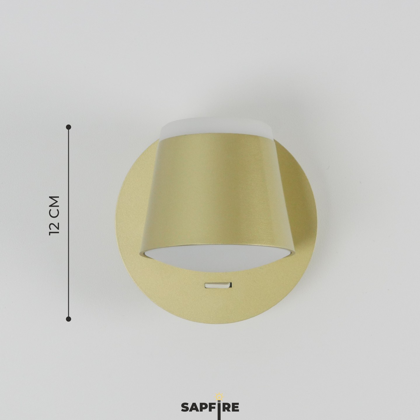 Светильник Elegant SPF-4816 MAT.GOLD/МАТ.ЗОЛОТО D120/H100/2/LED/8W/4500K PRESENT 22-07 (1/30)