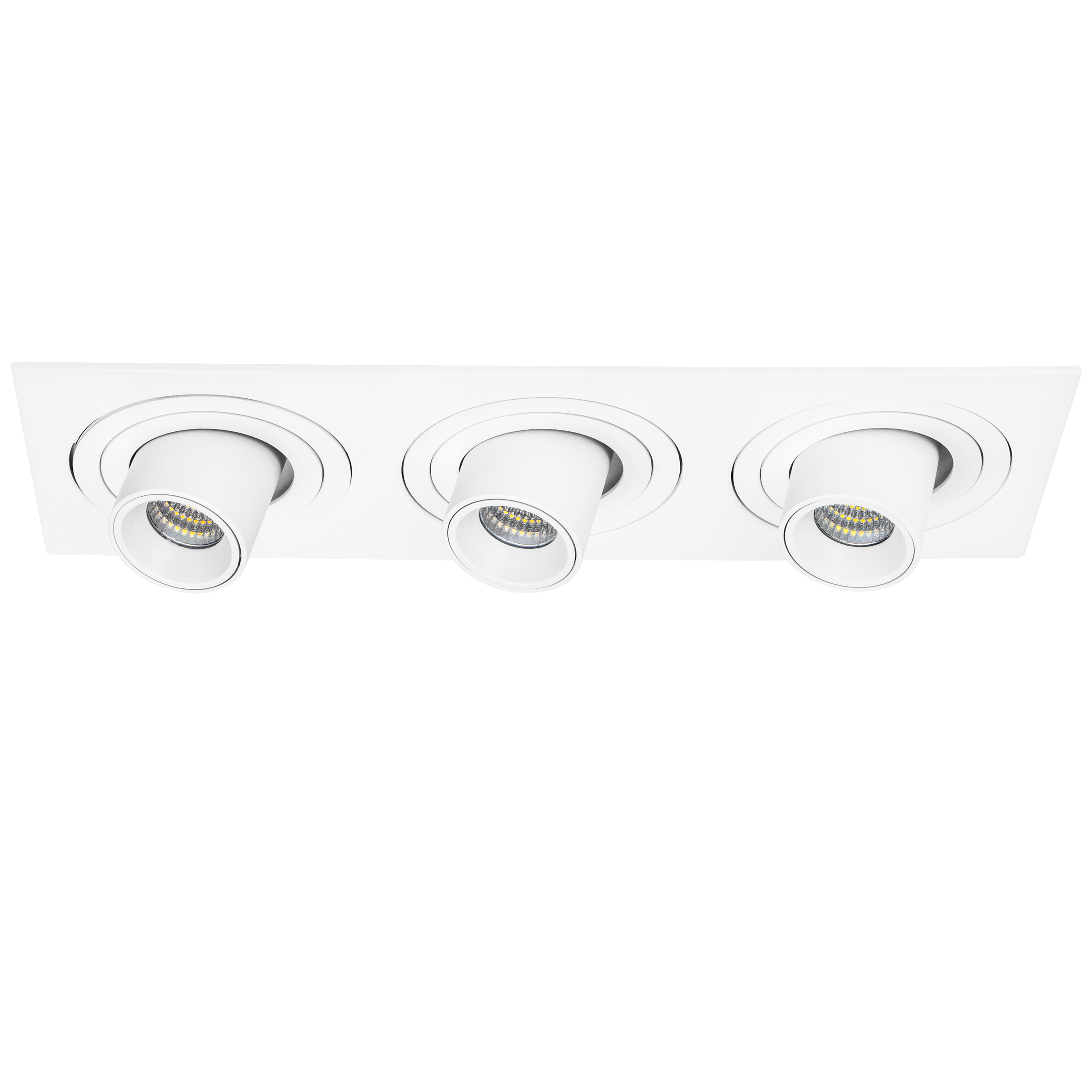 Комплект из светильника и рамки  9*25*3 см, LED 21W 4000K белый Lightstar Intero i536164