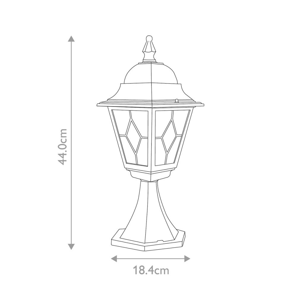Фонарь-пьедестал Elstead Exterior, Арт. NR3-BLK
