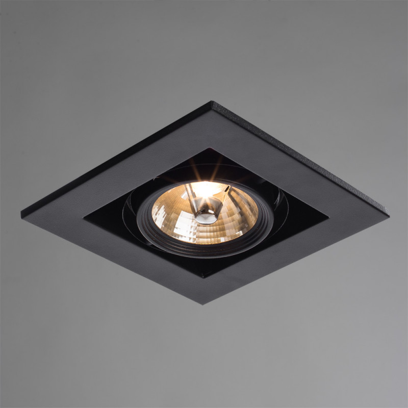 Светильник встраиваемый Arte Lamp A5930PL-1BK Черный