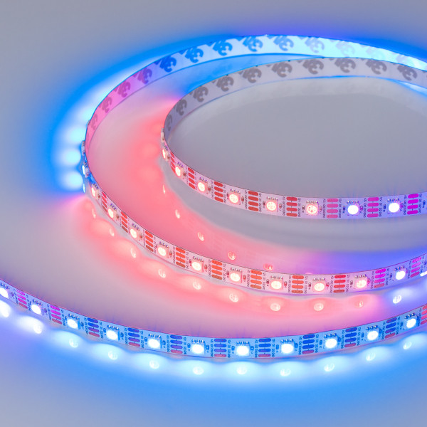 Лента SPI-B60-10mm 12V RGB-PX1-RAM (9.3 W/m, IP20, 5060, 5m) (Arlight, бегущий огонь) 033437. Цена указана за 5 метров. Продается кратно 5 метрам.