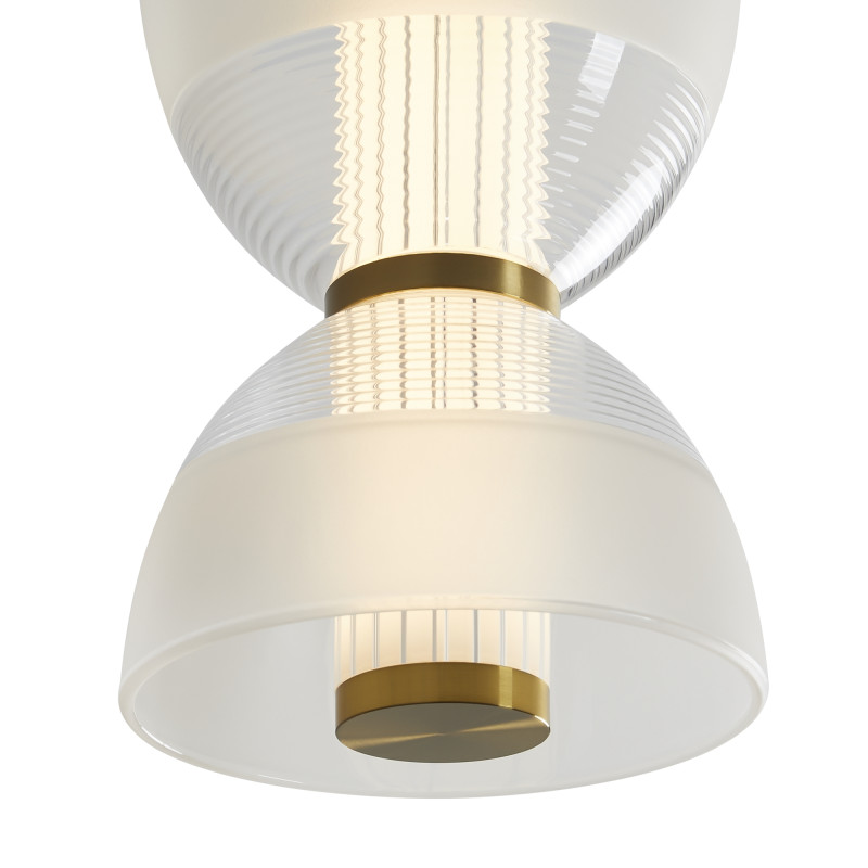 Светильник 15 см, 9W, 3000K, Freya Koil FR6136PL-L6BT, латунь