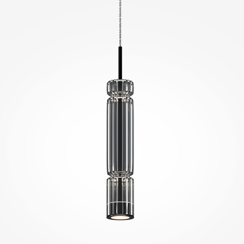 Подвесной светильник 8*8*365 см, LED, 12W, 3000К, Maytoni Ordo MOD272PL-L12B3K1 черный